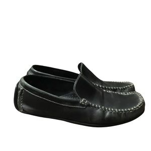 🎄 Men’s Vincenti Black Leather Flexible Shoes